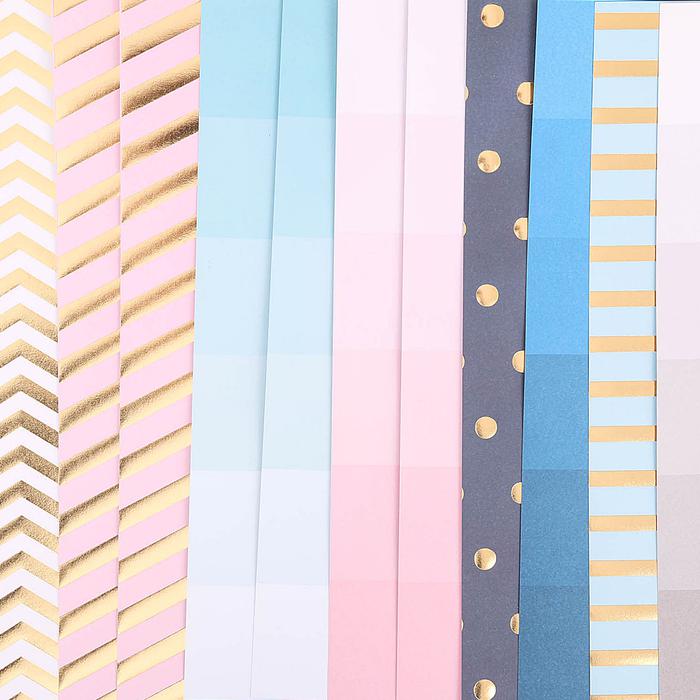 Набор бумаги для скрапбукинга с фольгированием Pantone paper, 12 листов 30.5 × 30.5 см - 1