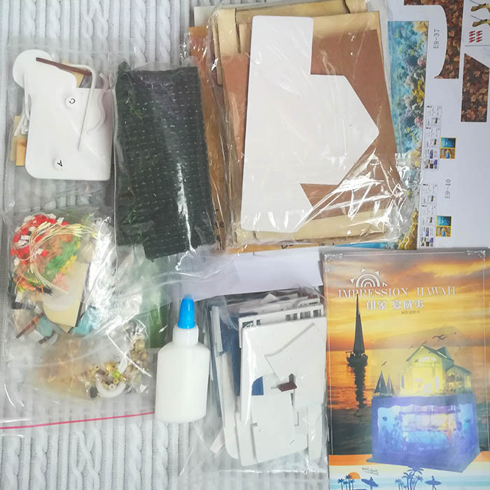 Набор для создания дома миниатюры  DIY 