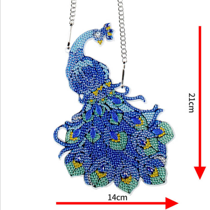 Набор для создания подвесного панно "Павлин" из страз.