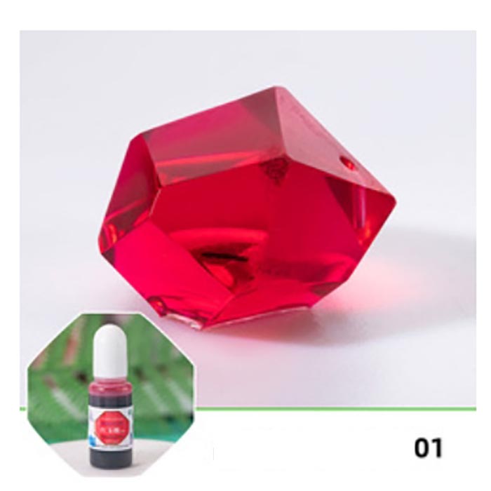 Прозрачный краситель для эпоксидной смолы Chalcedony red,10 мл 