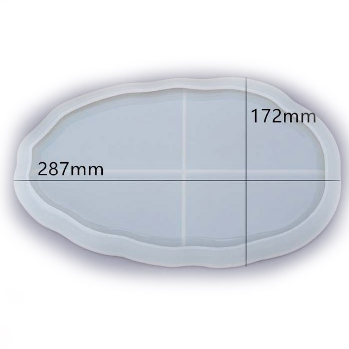 Молд силиконовый блюдо овальное 29х18 см  - 1