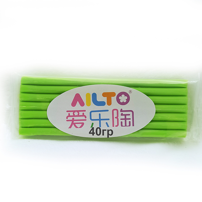 Полимерная глина AILTO,салатовый,40 гр