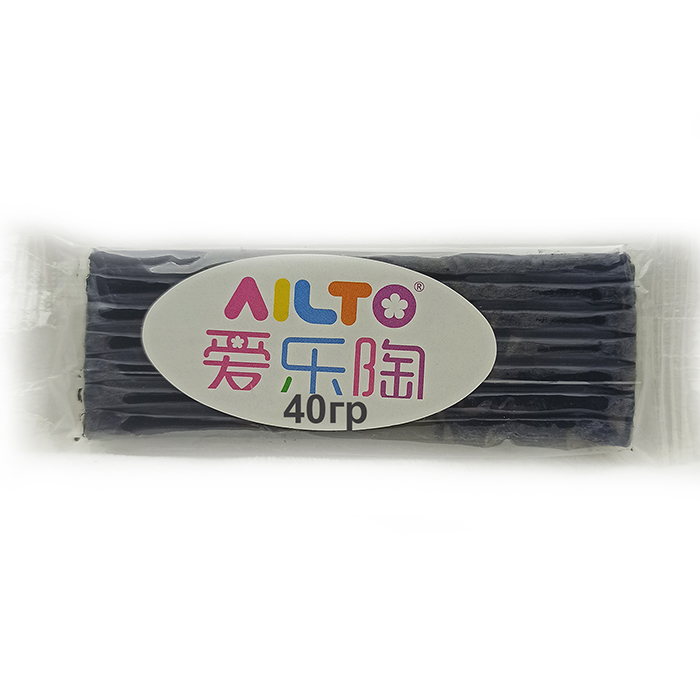 Полимерная глина AILTO,черный,40 гр