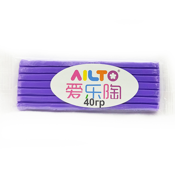 Полимерная глина AILTO,сиреневый,40 гр