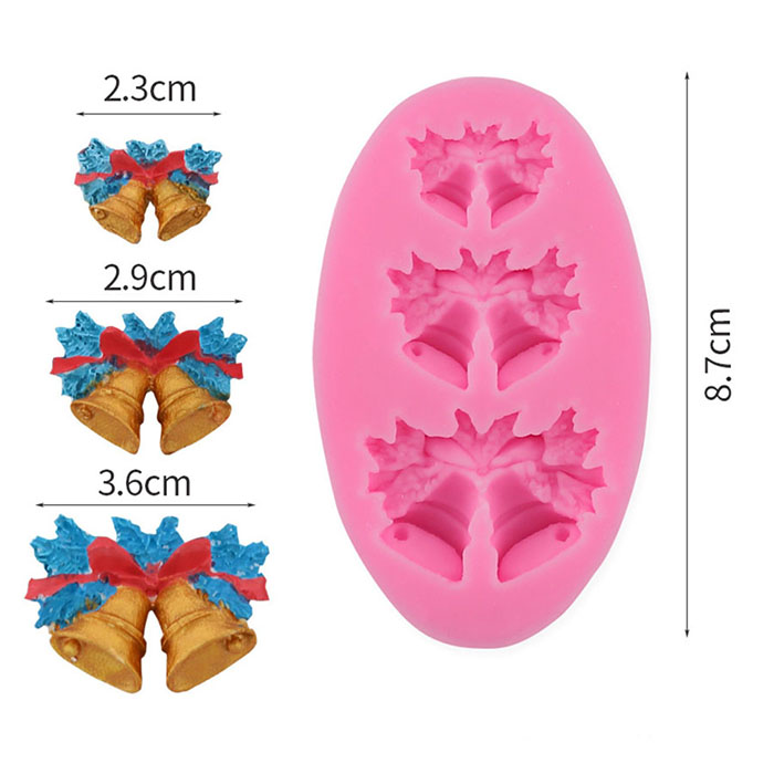 Молд силиконовый "Колокольчики" 8.7 см