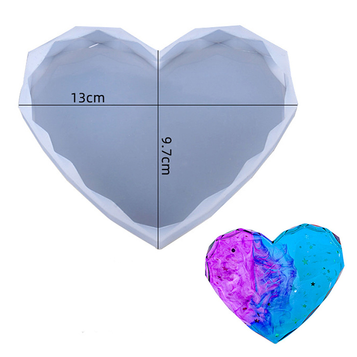Молд силиконовый "Сердце" 13х9.7 см