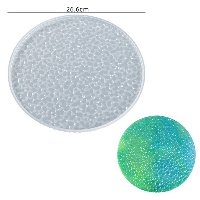 Молд силиконовый "Поднос круглый ажурный" 26.6 см (2)