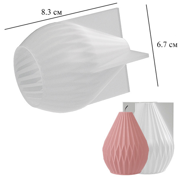 Молд силиконовый "Груша" 8.3х6.7 см (2)