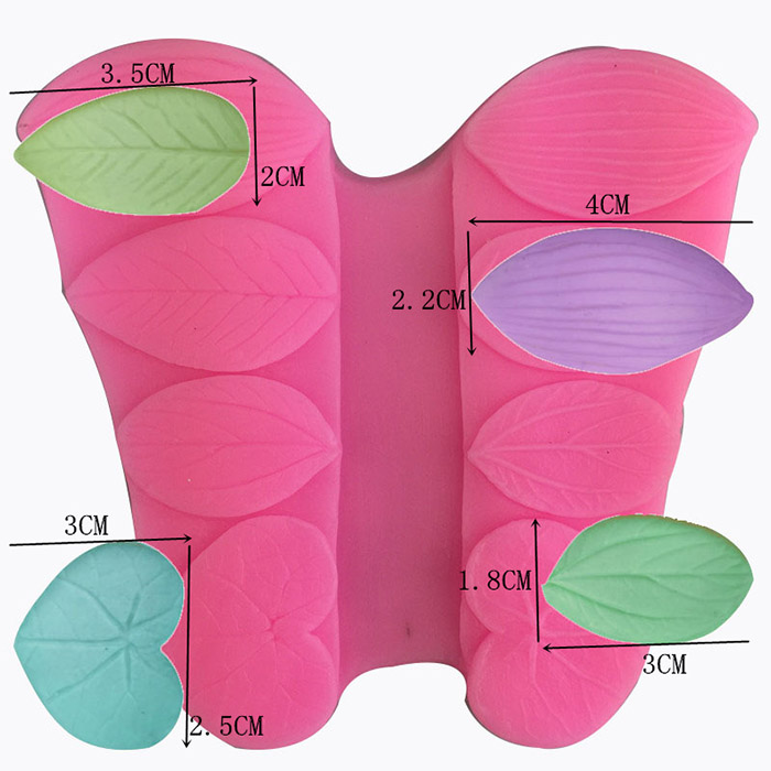 Молд силиконовый "Листья"
