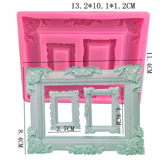 Молд силиконовый "Рамки" 13.2х10 см